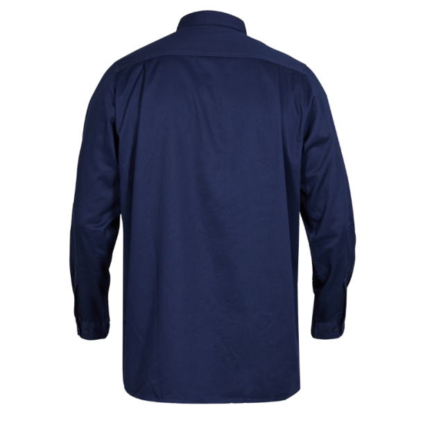 F. ENGEL Extend bomuld lang�rmet skjorte