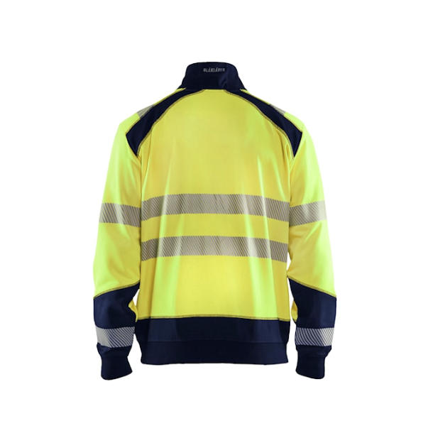 Bl�kl�der HIGH VIS SWEATSHIRT HALF ZIP