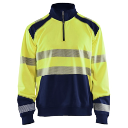 Blklder HIGH VIS SWEATSHIRT HALF ZIP