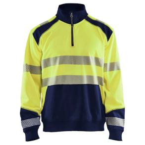 Blklder HIGH VIS SWEATSHIRT HALF ZIP