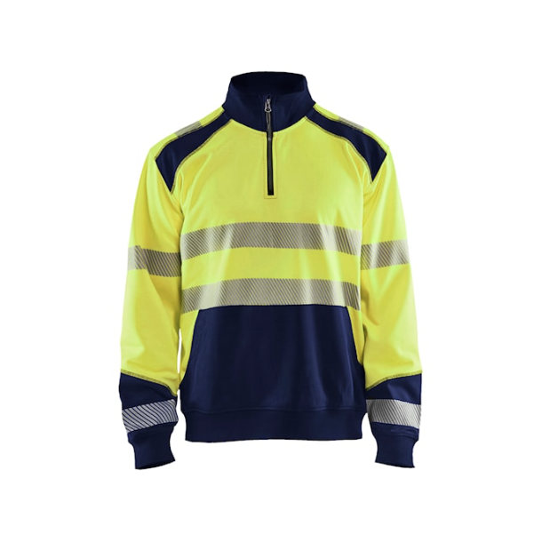 Blklder HIGH VIS SWEATSHIRT HALF ZIP