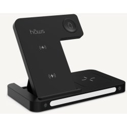 Funnordic HWS foldbar trdls oplader 3-I-1 + natlampe + Gavekort 400,-