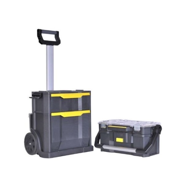 Black &amp; Decker V�rkstedsvogn, v�rkt�jskasse samt organiser