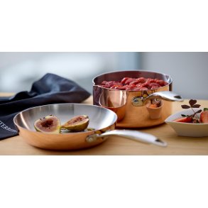 F&H Blomsterbergs Stegepande 20cm & kasserolle 1,5L kobber