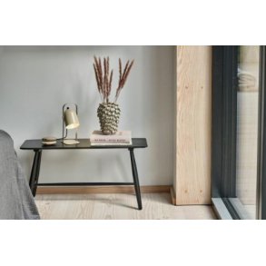 F&H Villa Collection Bast Bnk 90 x 28 x 45 cm Sort