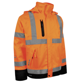 Lyngse Rainwear NDBAR HI-VIS REGNJAKKE I ROBUST OG SLIDSTRK HNDVRKER KVALITET