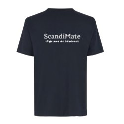ID T-shirt navy m/ logo 