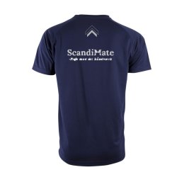L�be t-shirt navy m/logo 