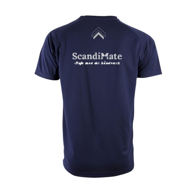 L�be t-shirt navy m/logo 