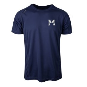 L�be t-shirt navy m/logo 