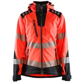 Blklder Dame High Vis Softshelljakke kl. 2