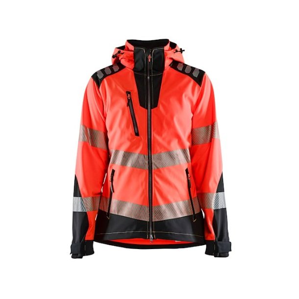 Blklder Dame High Vis Softshelljakke kl. 2