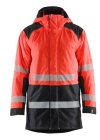 High Vis Rød/sort,XS