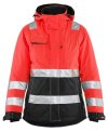 High Vis Rød/sort,XS