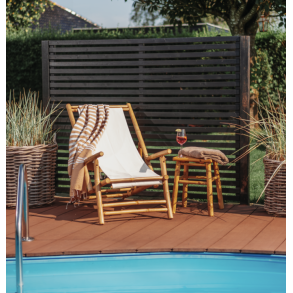 Funnordic Nooka bambusstole med arml�n 2 stk