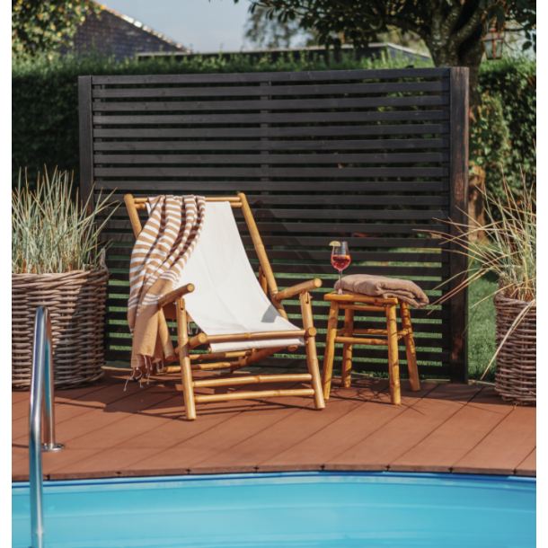 Funnordic Nooka bambusstole med arml�n 2 stk