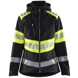 Bl�k�lder Dame High Vis Softshell Jakke