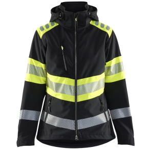 Bl�k�lder Dame High Vis Softshell Jakke