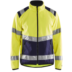 Bl�kl�der High Vis Light Softshell Jakke
