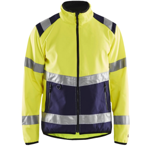 Bl�kl�der High Vis Light Softshell Jakke