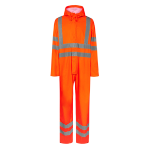 Lyngs�e BRANDH�MMENDE HI-VIS REGNDRAGT I PU KVALITET