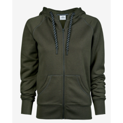 Teejays Women's Fashion Full Zip Hood