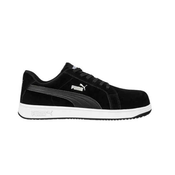 PUMA ICONIC SUEDE BLACK LOW S1PL SIKKERHEDSSKO