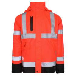 Lyngs�e �NDBAR HI-VIS SKALJAKKE I ROBUST OG SLIDST�RK H�NDV�RKER KVALITET