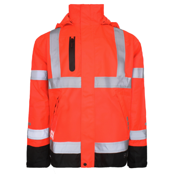 Lyngs�e �NDBAR HI-VIS SKALJAKKE I ROBUST OG SLIDST�RK H�NDV�RKER KVALITET