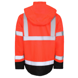 Lyngs�e �NDBAR HI-VIS SKALJAKKE I ROBUST OG SLIDST�RK H�NDV�RKER KVALITET