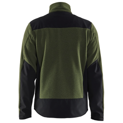 Blklder Strikket Jakke med Softshell