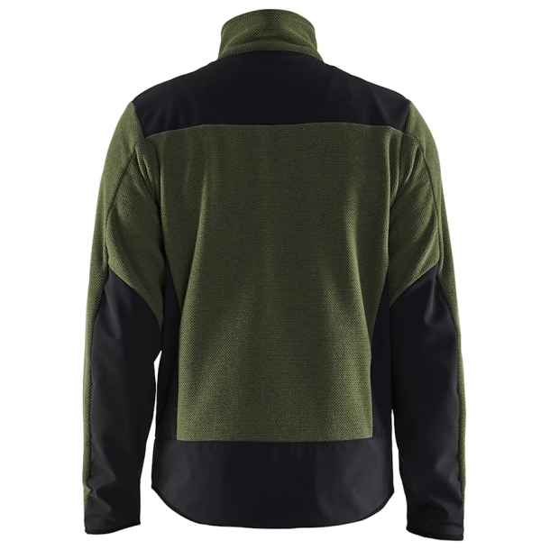 Bl�kl�der Strikket Jakke med Softshell