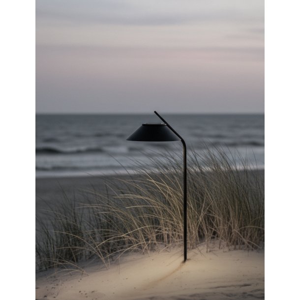 Stelton 2 stk. Vinkel LED solcellelampe, spyd black