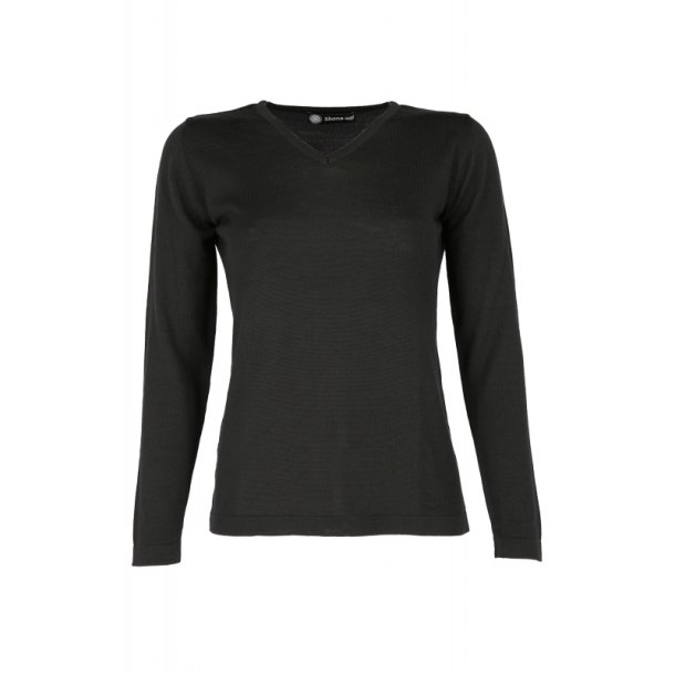 Shona 231 Female V neck Pullover Extrafine Merino blend