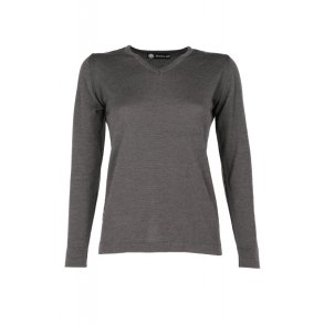 Shona Female V neck Pullover Extrafine Merino blend