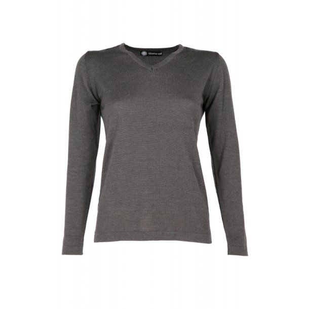 Shona Female V neck Pullover Extrafine Merino blend