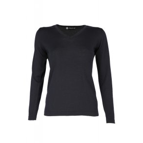 Shona 231 Female V neck Pullover Extrafine Merino blend