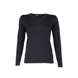 Shona Female V neck Pullover Extrafine Merino blend