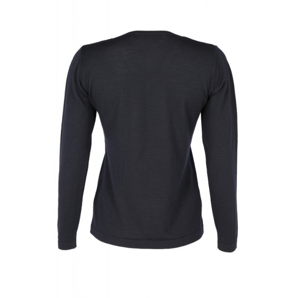 Shona Female V neck Pullover Extrafine Merino blend