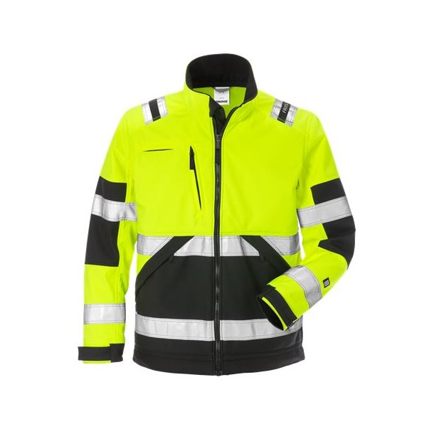 KANSAS HI VIS SOFTSHELLJAKKE KL.2 4083