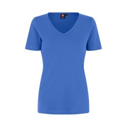 ID Interlock T-shirt | v-hals | dame 