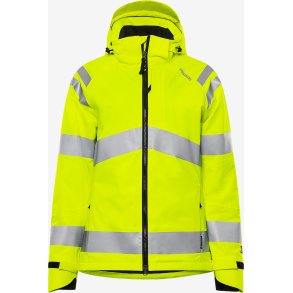 Fristads HIGH VIS GREEN STRETCH VINTERJAKKE DAME I KL. 3