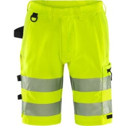 Fristads HI VIS GREEN STRETCHSHORTS KL. 2.