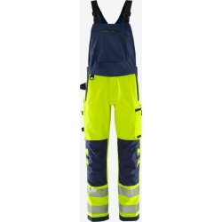 FRISTADS HIVIS GREEN STRETCH OVERALLS KLASSE 1 1031 GSTP