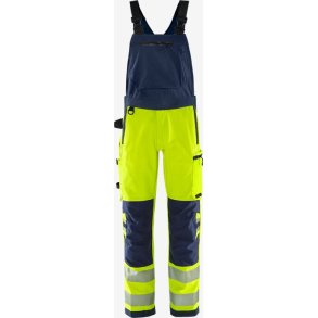 FRISTADS HIVIS GREEN STRETCH OVERALLS KLASSE 1 1031 GSTP