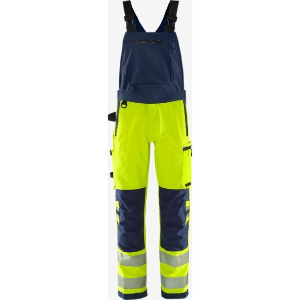 FRISTADS HIVIS GREEN STRETCH OVERALLS KLASSE 1 1031 GSTP