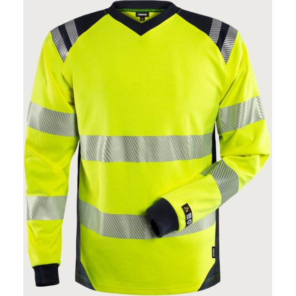 Fristads FLAMESTAT HIGH VIS LANG�RMET T-SHIRT KL.3 7359 TFL