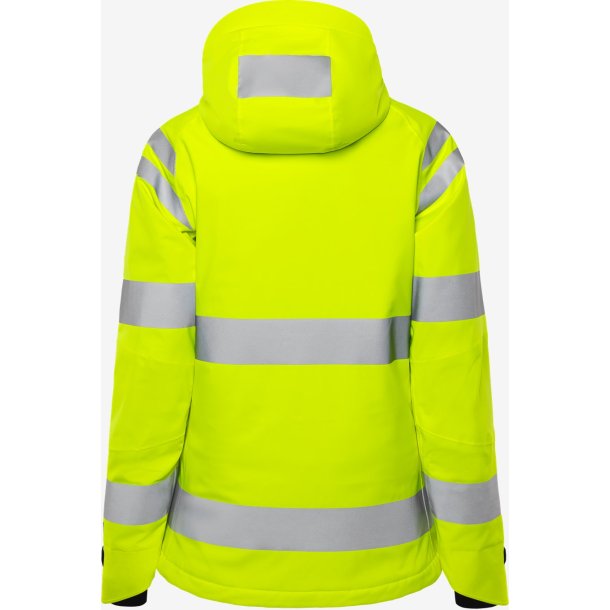 Fristads HIGH VIS GREEN STRETCH VINTERJAKKE DAME I KL. 3