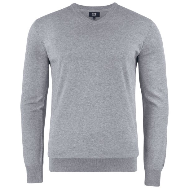 C&B Oakville V-neck Men Grey Melange XXL