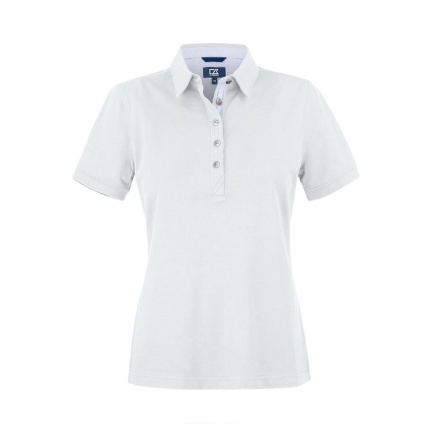 Cutter &amp; Buck  Advantage Premium Polo Ladies Hvid 00 S
